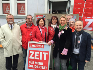 v.l. Robert Gewies, Alexander Seitz, Ruth Müller, Anja König, Patricia Steinberger, Rolf u. Maria Haucke, Harald Unfried