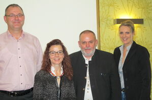 Hans Hartl, Anja König, Gerhard Kellner und Patricia Steinberger