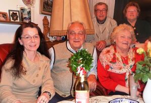v.l.:Anja König,Alfons Böckl,Irmhild Böckl, hinten:Adolf u. Annemarie Görög