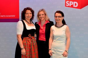 Ruth Müller, Natascha Kohnen und Anja König