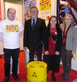 Thomas Sasatberger, Robert Gewies, Anja König und Maria Haucke