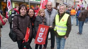 v.l.:Diana Linser,Anja König, Kerstin Hielscher,Gerhard Wick,Rolf Haucke
