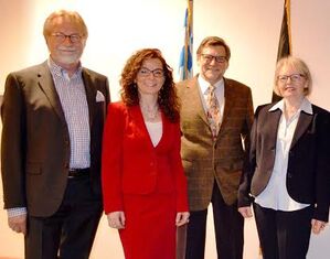 Verfasser sind folgende Stadträte: Robert Gewies, Anja König, Gerd Steinberger, Maria Haucke (v. l. n. r.)