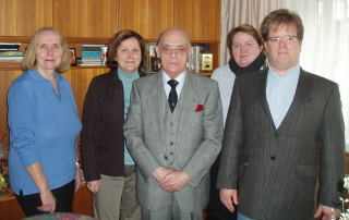 von Links: U. Kubatschka, H. Pable, Josef Gerhager, C. Lettl, M. Rauschenberger